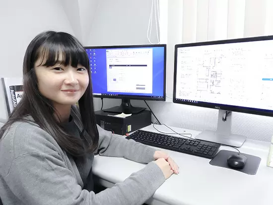 内勤で長く勤務できるので、体力を使う仕事がなくて楽々♪
