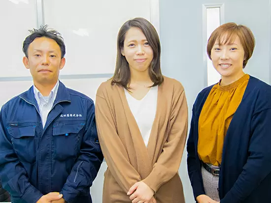 各部門の隔たりは無いので、円滑にコミュニケーションを取ることができます！