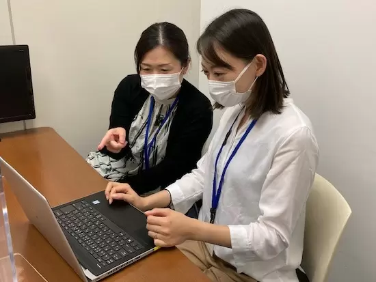 先輩スタッフが丁寧にお教えしますのでご安心くださいね◎