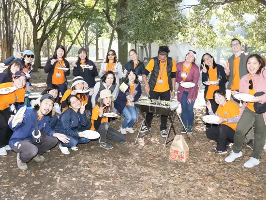 スクールイベントでＢＢＱを開催。保護者様との連携もしています。