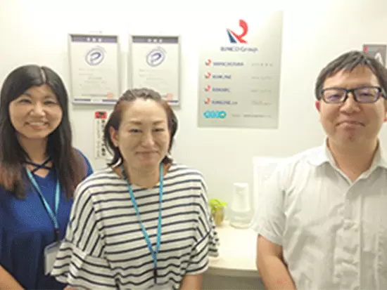 ★10年以上勤務の方、長年他社で勤めていて中途で入社した方も、管理職として活躍している方も沢山います。
