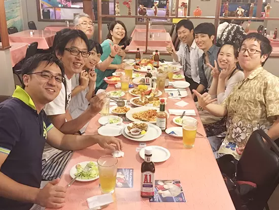 社員旅行ではハワイなど海外に行くことも♪