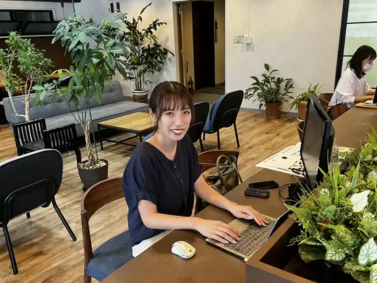 風通しのよさが自慢。社長や役員とも気軽に話せますよ。