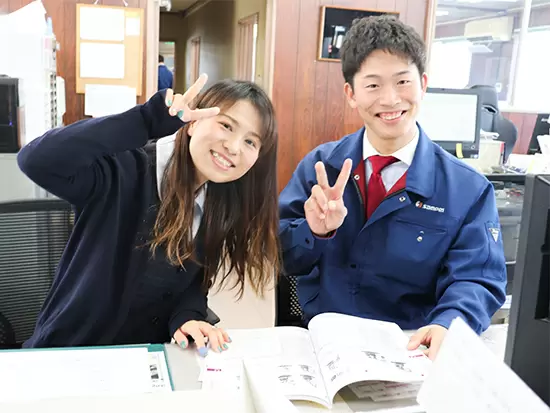 営業職や整備職のメンバーも優しい社員があなたをお迎えします！