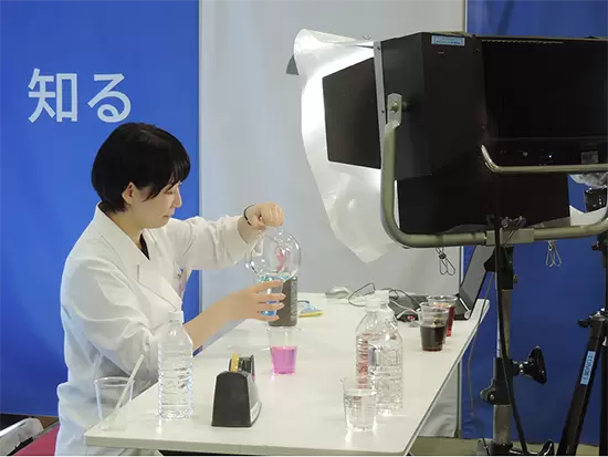 現在力をいれているオンライン実演コンテンツの様子です。
