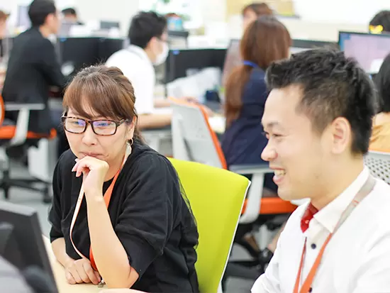 女性も多数活躍中！時短勤務中のママ社員もいます。