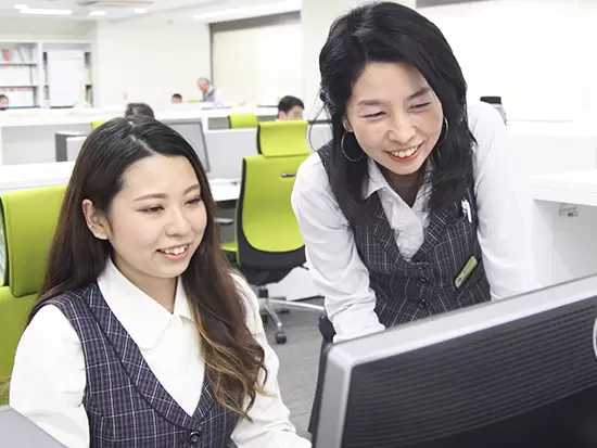 《*未経験歓迎》事務経験がない方も安心してスタートできるバックアップ体制です。