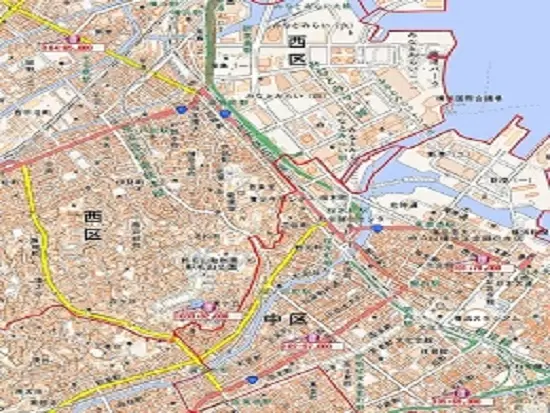 鑑定評価した結果を地図表示します。