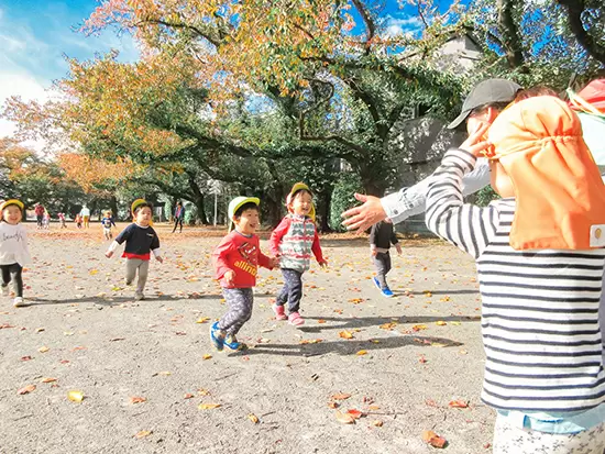 大好きな子どもたちとの時間。目の前のはじける笑顔はやりがいの一つです。