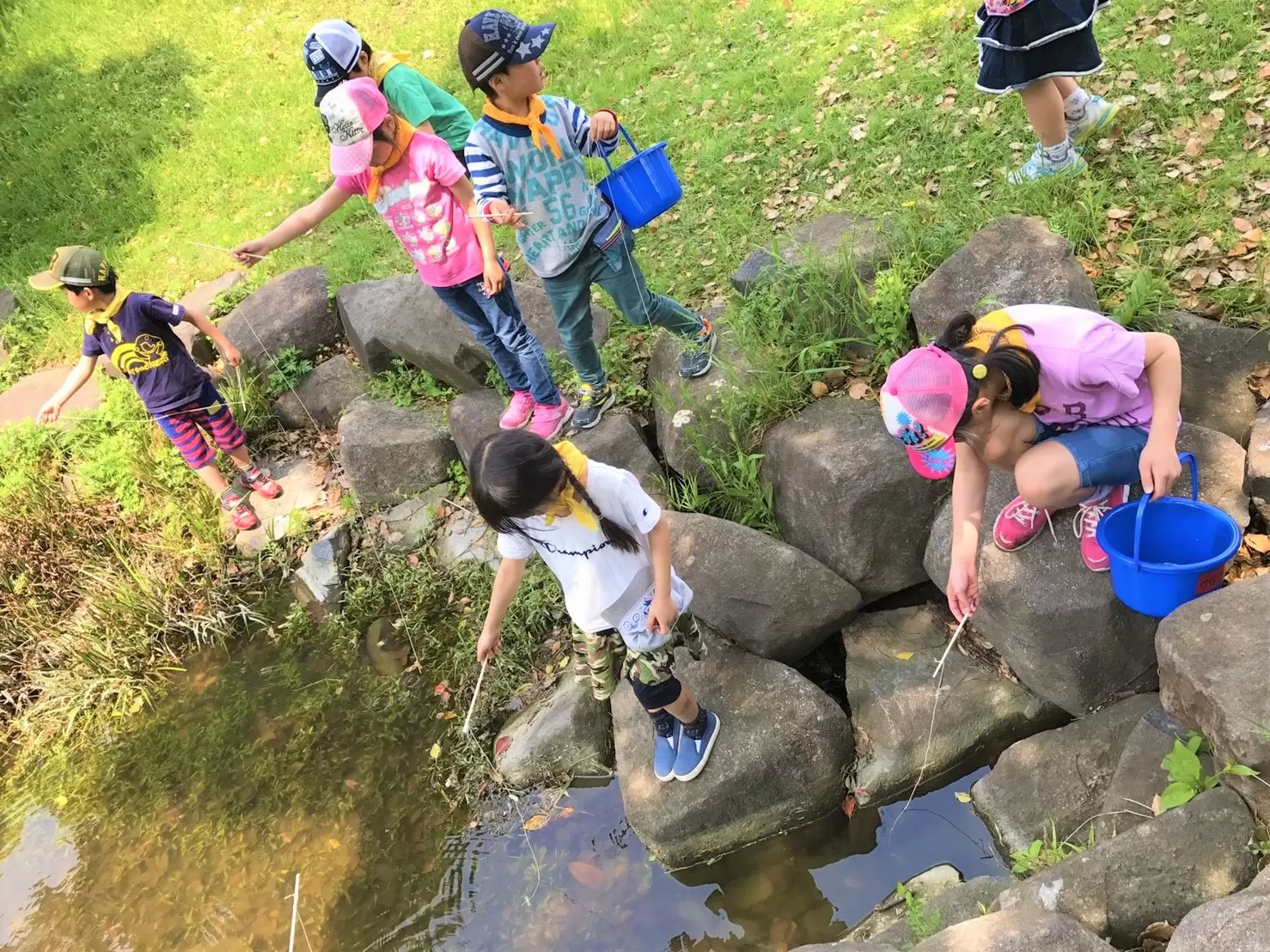 元気いっぱいの子どもたちの姿を見て、こちらがパワーを貰うこともしばしば。