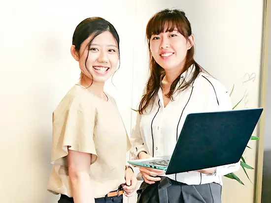 女性メンバーを積極採用中！ワークライフバランスも充実しています！