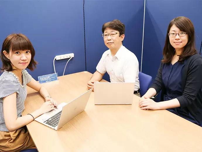 分からないことは遠慮なく聞いてください。丁寧に先輩社員がお教えします！