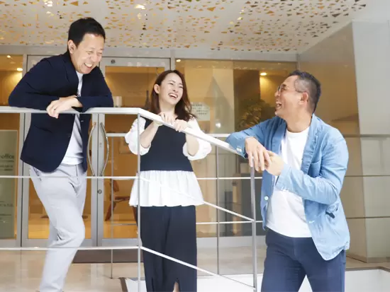 笑顔が絶えない職場環境です。