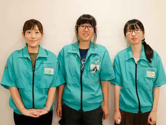 20代～30代の社員が活躍中！わからないことがあればすぐに確認できる環境です。