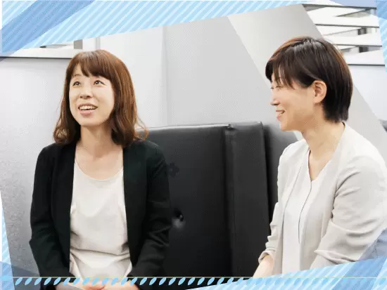 男女比は4：6と女性が多め。キャリアプランが変わっても長く働き続けられます！