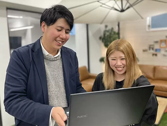 わからないことは先輩がしっかりサポートします。ぜひ何でも聞いてくださいね。