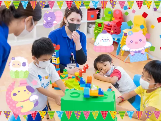 英語で預かる学童保育『Kids Duo』。教室内での会話は全て英語です！感染症対策もばっちり！