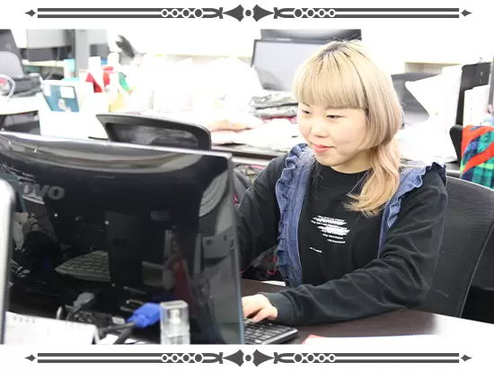 私服勤務OK！髪型・髪色も自由のオフィスワークです。
