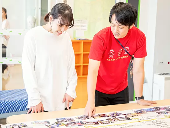 子どもの成長を間近で感じられ、やりがいも十分です◎
