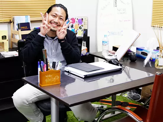 代表の槇。社員から「お母さん」と言われるくらい面倒見が良く、上下関係は一切ありません◎