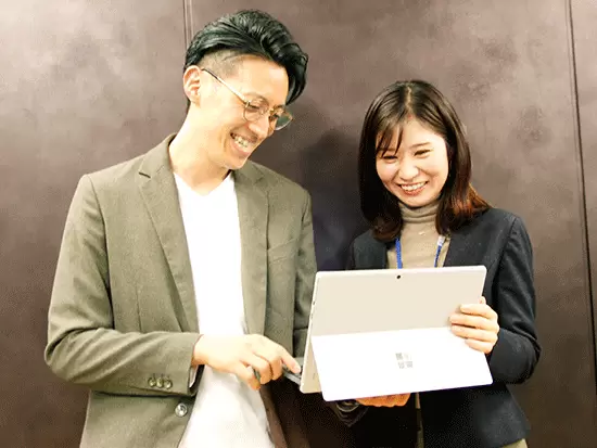 入社後の基礎研修はもちろん、経験豊富な先輩がしっかりサポート。実践的にスキルを磨ける環境です。