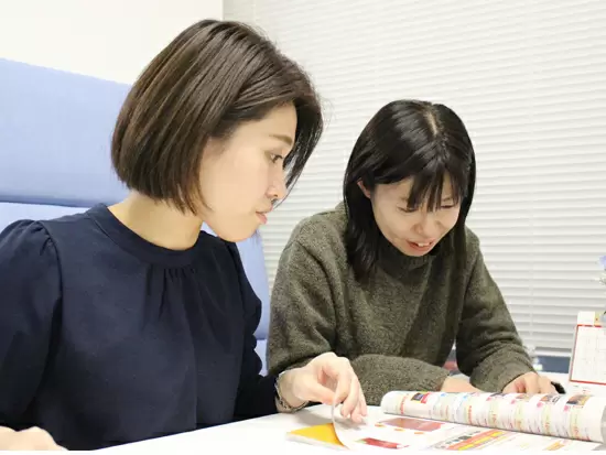 未経験でも専門知識は研修でしっかり覚えられます。実務面でも先輩たちがしっかりフォロー！