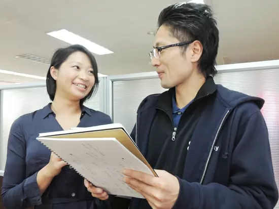 ＊内勤は複数の部署がありますが、部署の垣根を超えて協力し合う社風です＊