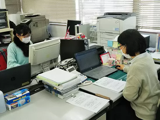 勤務地は練馬区。家が近く、自転車通勤している方も2名います！