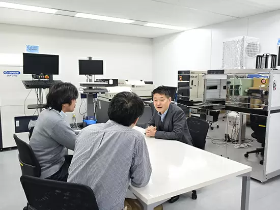 少数精鋭でアットホーム。休みも取りやすく働きやすい環境です。