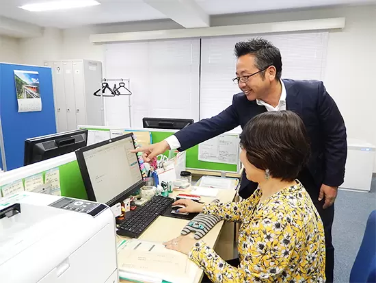 保険会社での研修と当社での研修で、未経験から安心スタート！