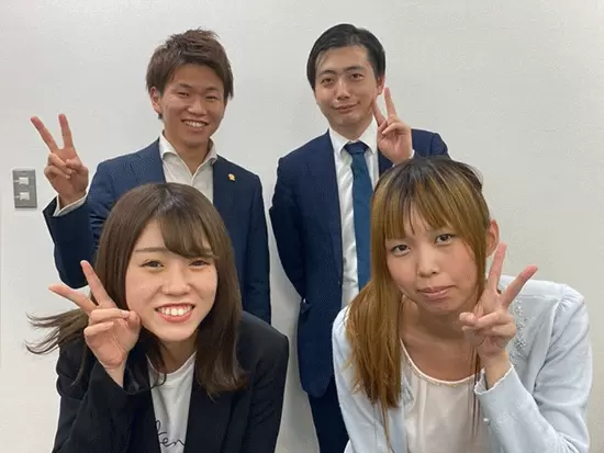 20・30代の若手社員が中心です！営業メンバーを、そして会社を支えてください♪