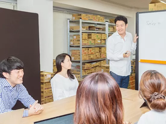 代表や役員とのコミュニケーションも取りやすい環境。事業に直接関わることが可能です！