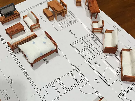 "販売"だけにとどまらず、ご要望があればお客様のお部屋をコーディネートすることも♪