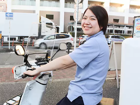 デリバリーのお仕事もお任せします！