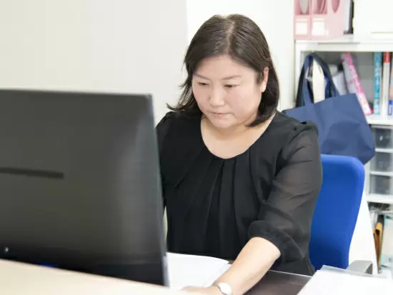 落ち着いた雰囲気の中、メリハリを持って業務に取り組めます。