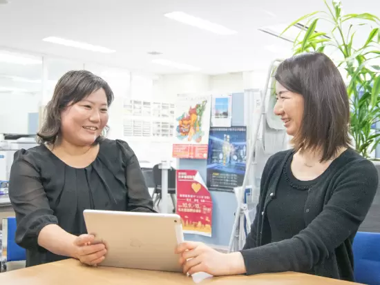 教職員とのコミュニケーションもしっかり取れる環境！分からないことはどんどん質問してくださいね。