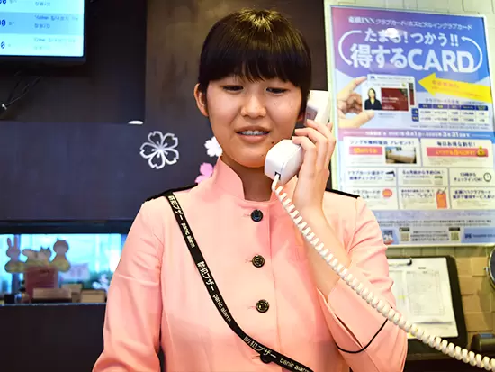お任せするのは、お客さまのご案内や電話対応といったフロント業務です！