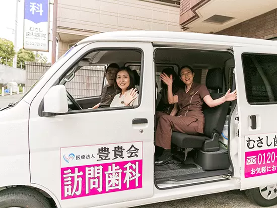 医院内だけのお仕事だけでなく、訪問診療で出かけることも♪気分転換にもなります★