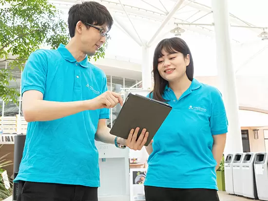 業務に関する知識・スキルは先輩社員がしっかりフォローします！