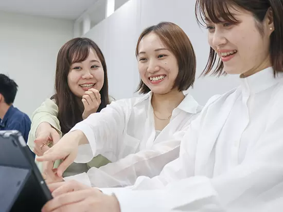 「チャレンジしてみたい！」という気持ちを一番に重視して採用を行っています。
