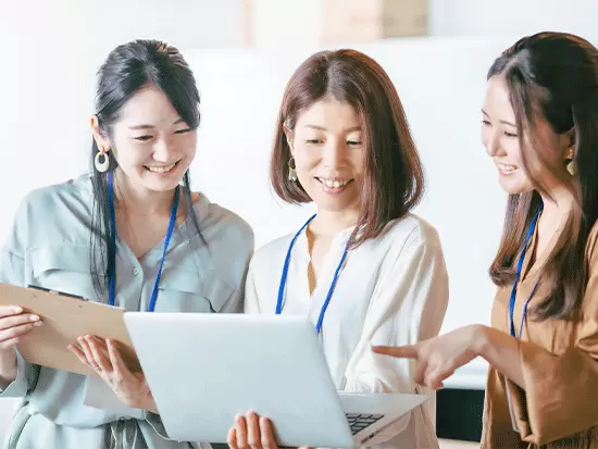 平均継続年数は10年ほど。若手から長く働ける職場です！