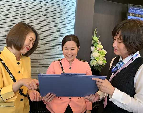 支配人や先輩スタッフが、お仕事のノウハウを解りやすく伝授してくれますよ♪♪