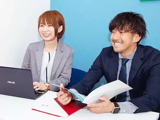 元サービス業や元美容師など、未経験者で入社した社員が活躍中♪