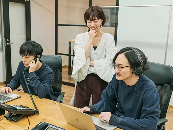 「自分らしさ」を大切にしながら働く社員ばかりです。