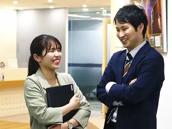 多くの人に企業に、世の中に、変革のチャンスを提供する会社を目指しています。