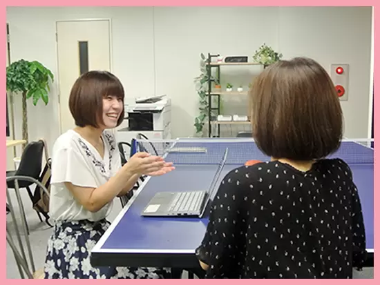 小さなことでも「ありがとう」と声をかける風土。社内の雰囲気の良さも魅力に感じていただけるはずです！
