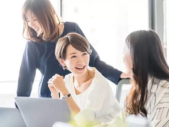 社員の1人ひとりが、満足した働き方ができるよう制度づくりに取り組んでいます。