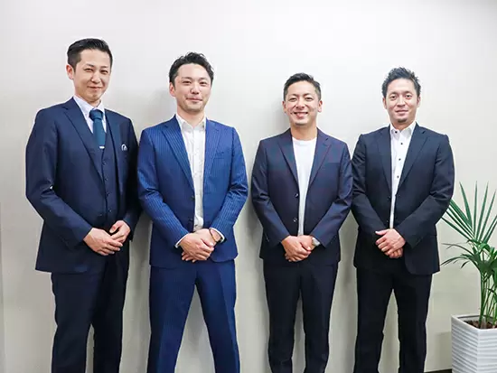 さわやかな営業メンバーがあなたをお出迎え！