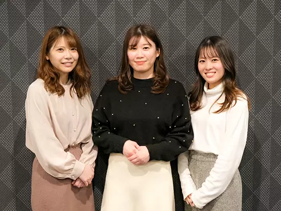 ▽元営業やアパレル・CA・携帯販売員など様々な職歴の先輩が勢揃い♪