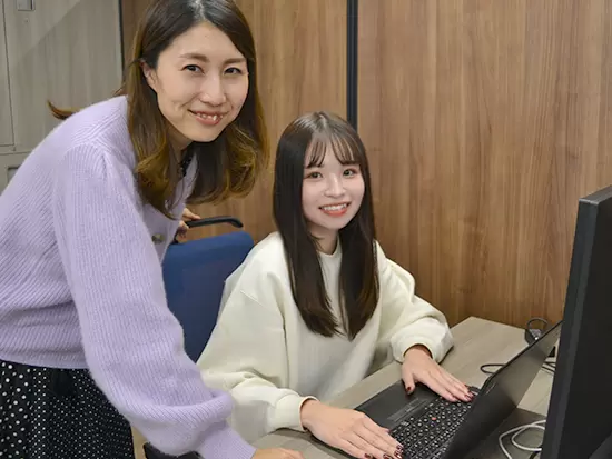 業界内でも珍しい、社員の50％が女性の会社です！